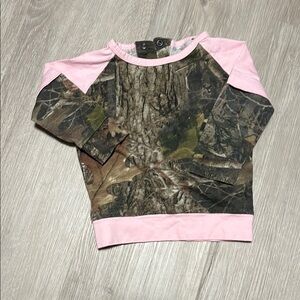 Kids Camouflage and Pink Shirt